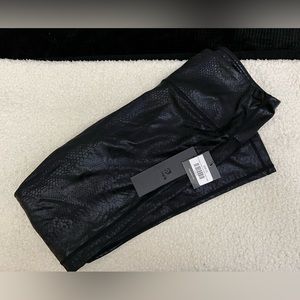 Rocco & Co Faux Leather Leggings, New, Black, Medium